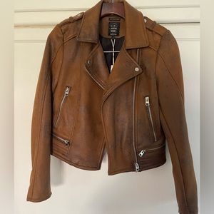 Zara faux leather jacket size Small (26) never worn.